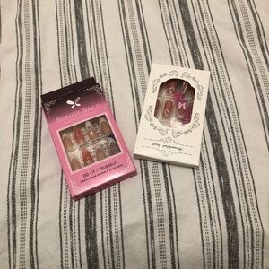Pink Press On Nail Set